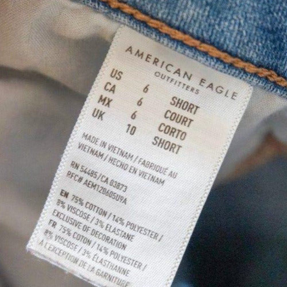 American Eagle medium wash jean jeggings - Picture 9 of 9
